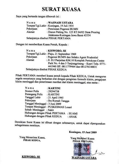 Detail Surat Pernyataan Cerai Dari Istri Nomer 47