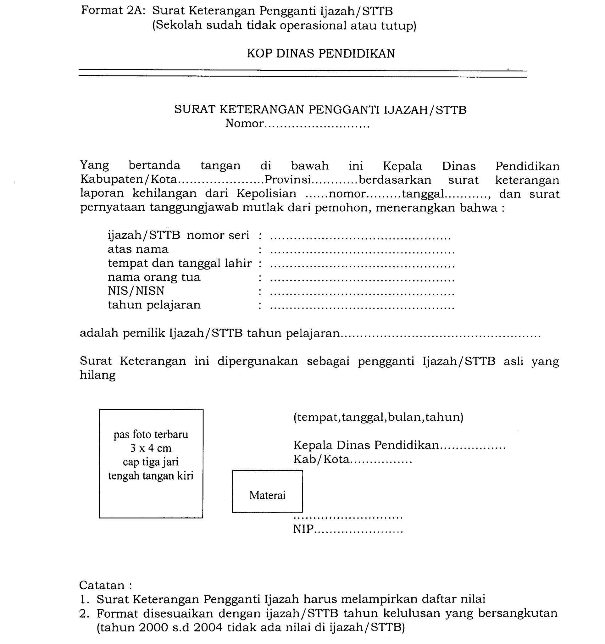 Detail Surat Pernyataan Ijazah Asli Nomer 41