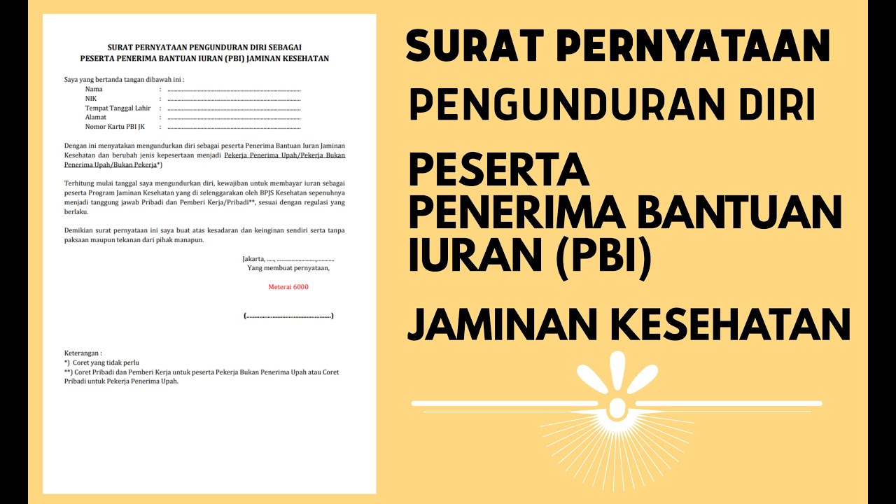 Detail Surat Pernyataan Mengundurkan Diri Nomer 37