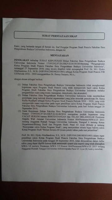 Detail Surat Pernyataan Penolakan Nomer 27