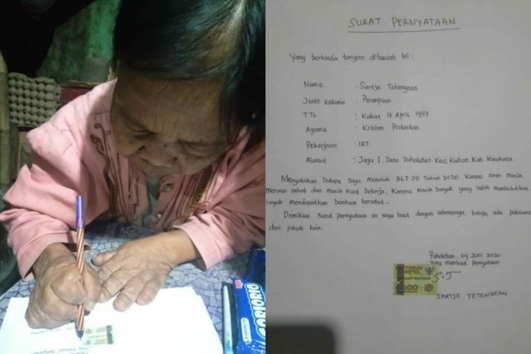 Detail Surat Pernyataan Penolakan Nomer 35