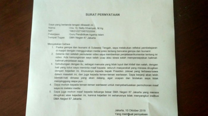 Download Surat Pernyataan Permintaan Maaf Nomer 26