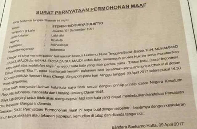 Download Surat Pernyataan Permintaan Maaf Nomer 47