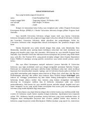 Detail Surat Pernyataan Ppkb Ui Nomer 10