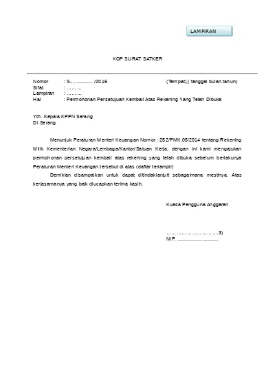 Detail Surat Pernyataan Rekening Nomer 48