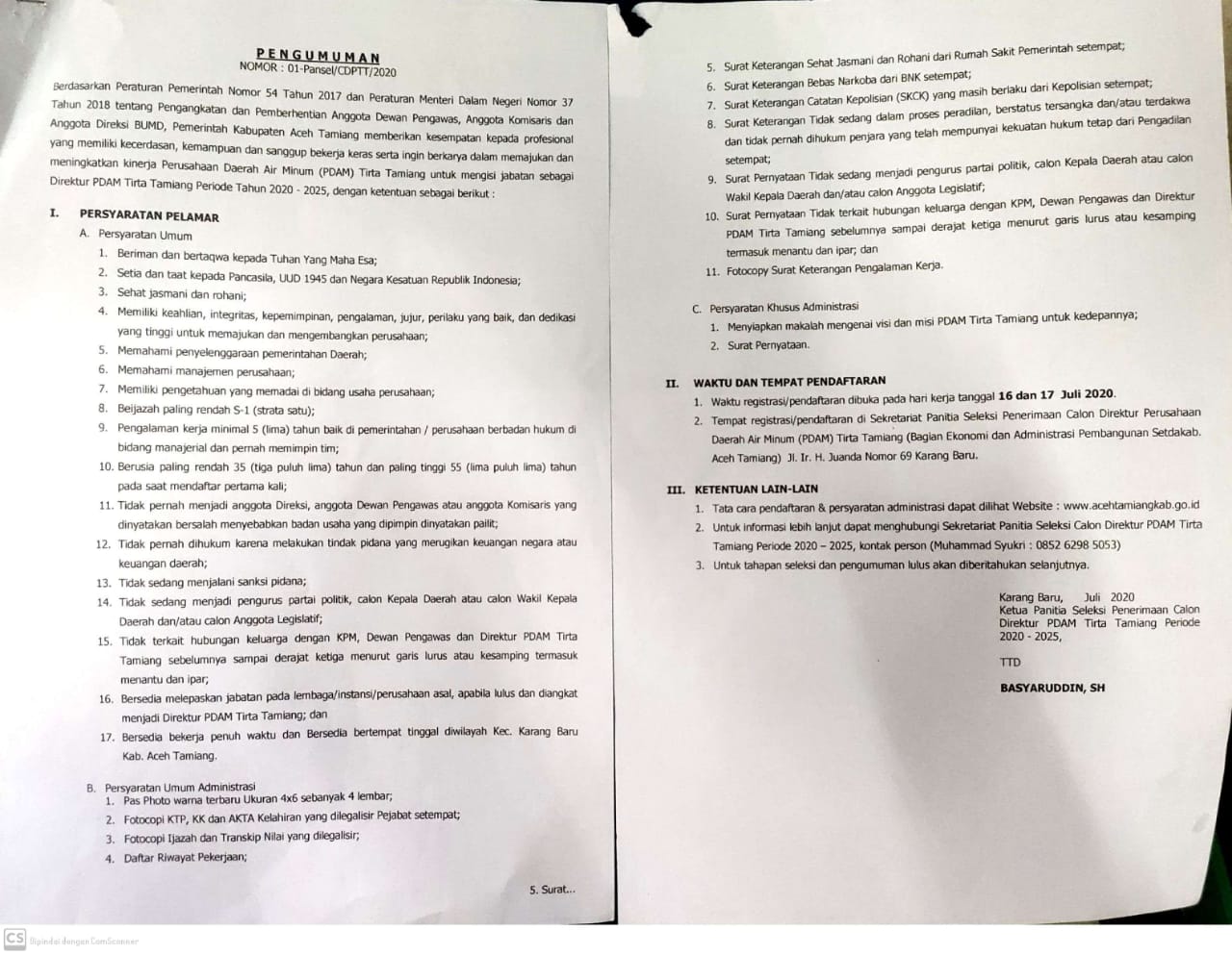 Detail Surat Pernyataan Tidak Pernah Dihukum Penjara Nomer 42