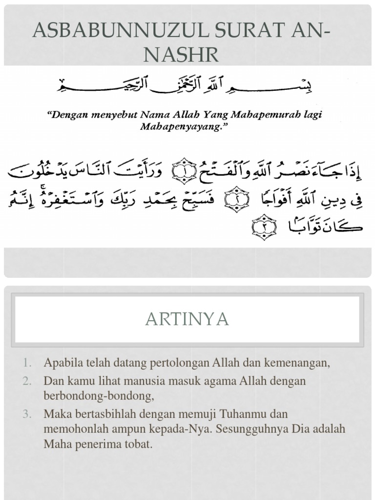 Detail Surat Pertolongan Allah Nomer 23