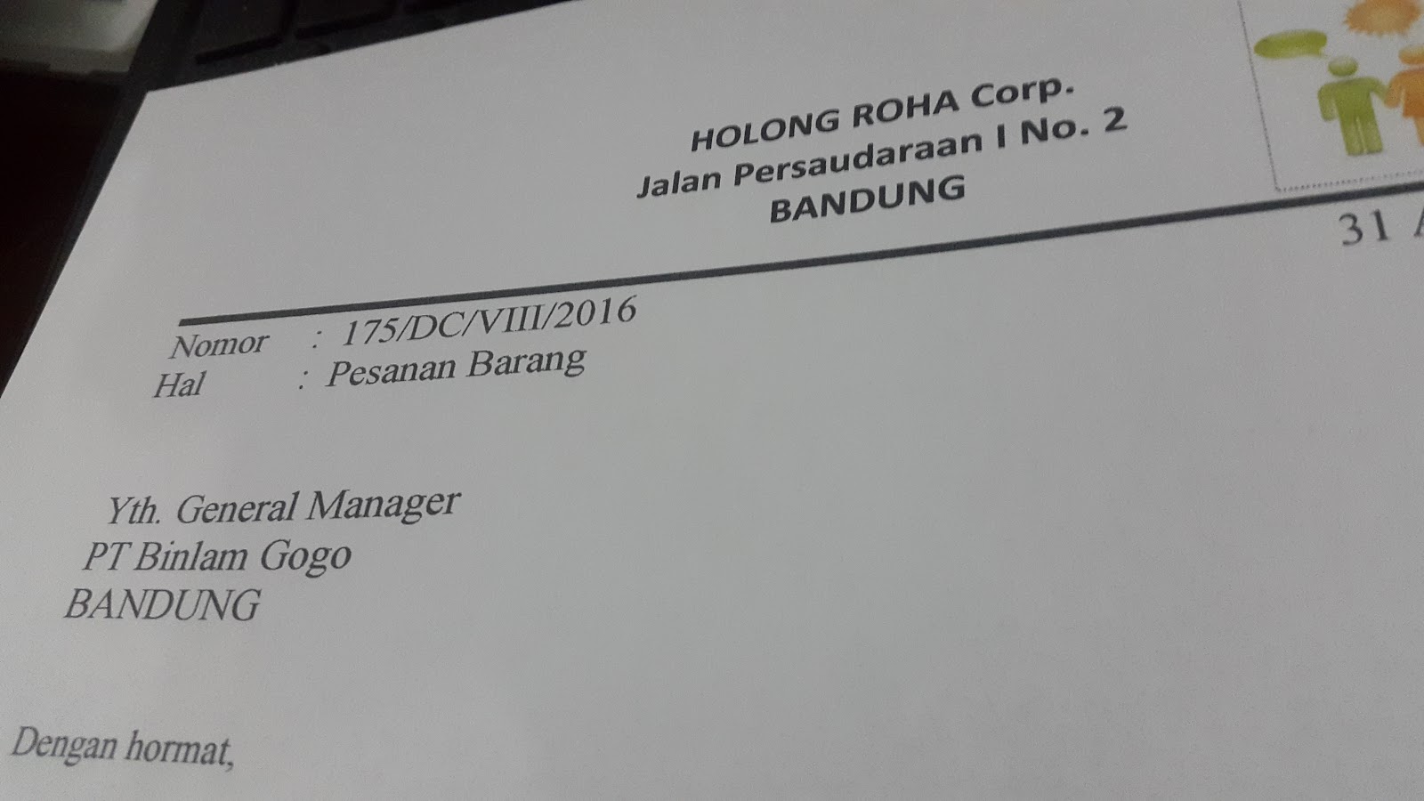 Detail Surat Pesanan Barang Nomer 44