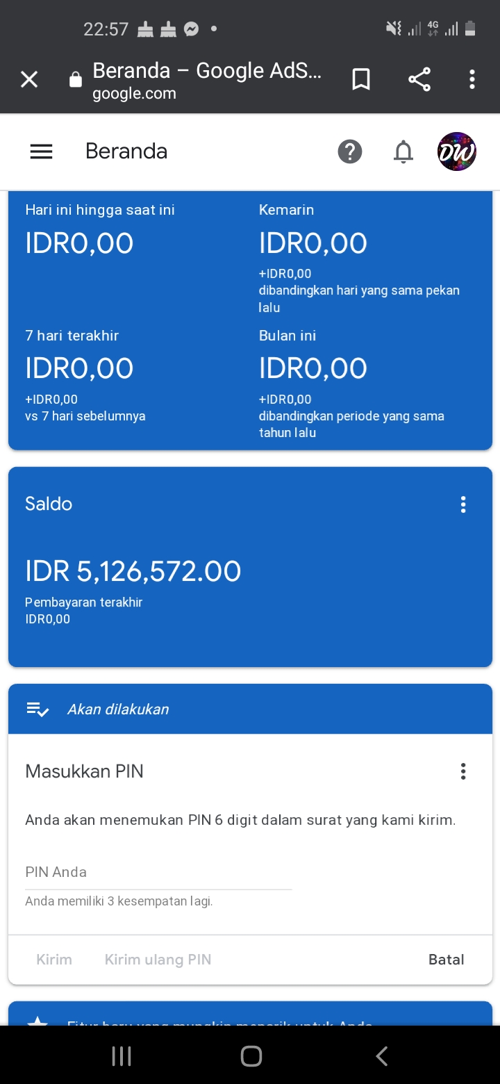 Detail Surat Pin Google Adsense Nomer 56