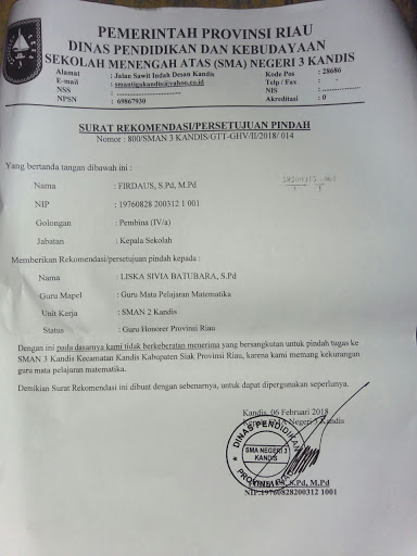 Detail Surat Pindah Sekolah Sma Nomer 29