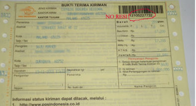 Detail Surat Pos Biasa Nomer 33