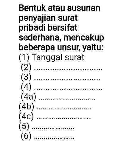 Detail Surat Pribadi Bersifat Resmi Nomer 50