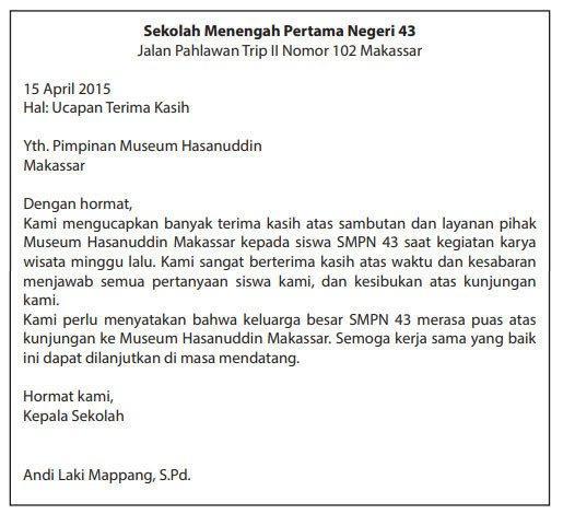 Detail Surat Pribadi Dan Surat Resmi Nomer 6