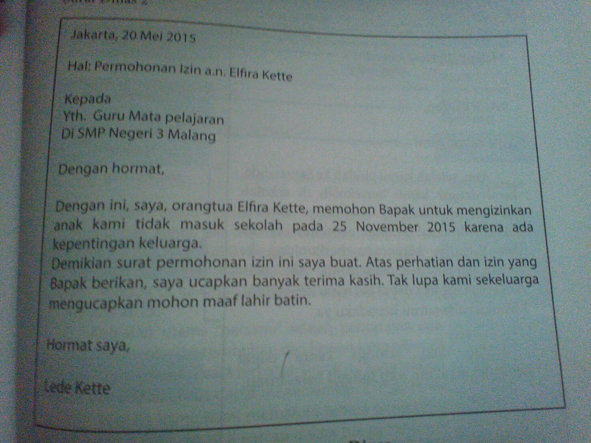 Detail Surat Pribadi Kepada Guru Nomer 6