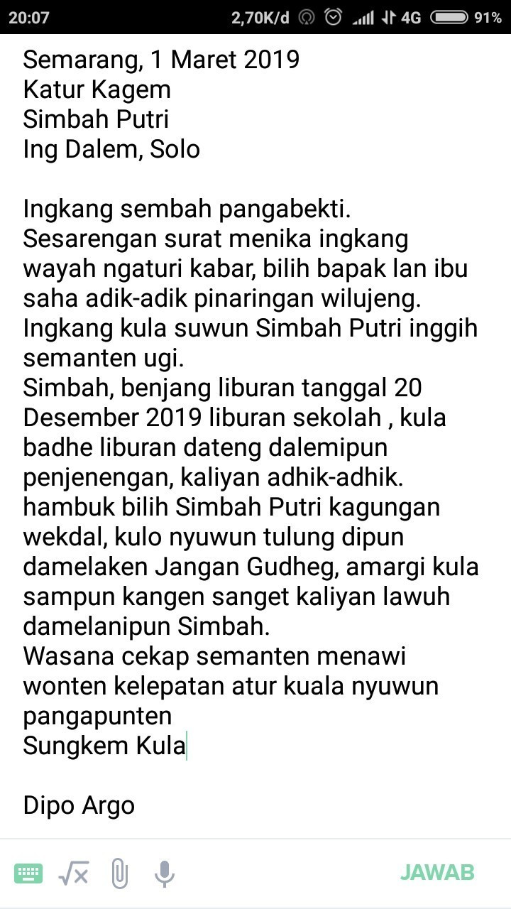 Detail Surat Pribadi Nyaeta Nomer 3