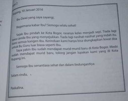 Detail Surat Pribadi Pendek Nomer 37