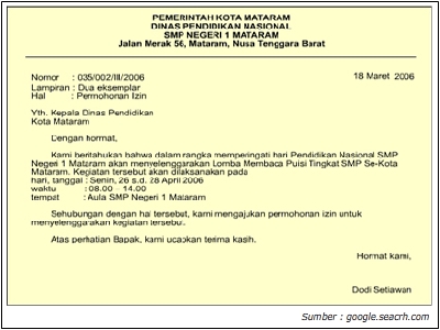 Detail Surat Pribadi Resmi Nomer 24