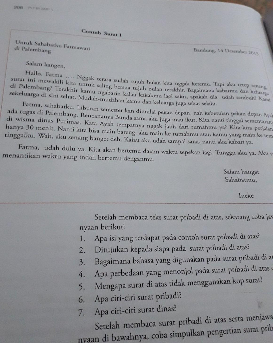 Detail Surat Pribadi Sahabat Nomer 45