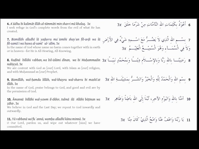 Detail Surat Ratib Al Haddad Nomer 11