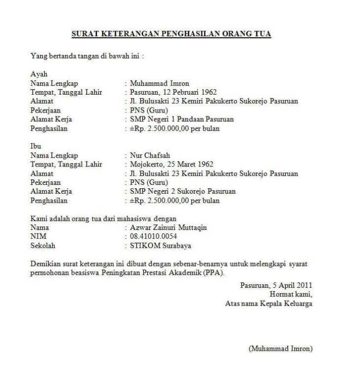 Detail Surat Rekomendasi Melanjutkan Sekolah Nomer 36