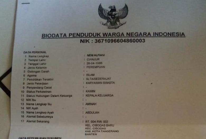 Detail Surat Resi Ktp Nomer 3