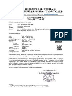 Detail Surat Resi Ktp Nomer 39