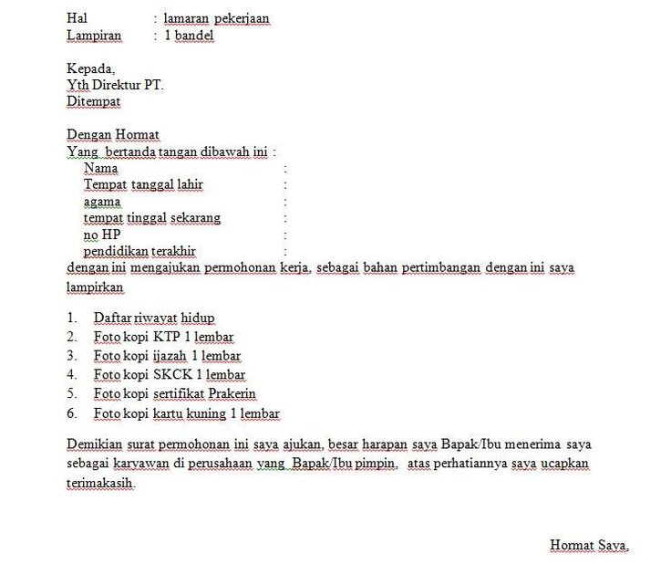 Detail Surat Resign Mcdonald Nomer 18