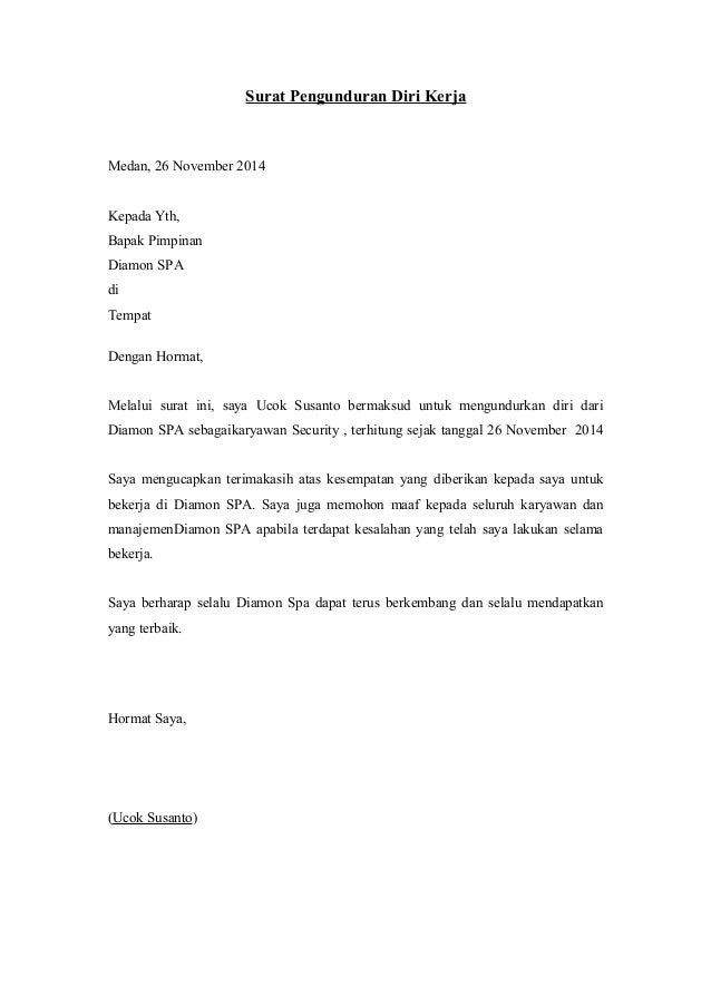 Detail Surat Resign Security Nomer 3