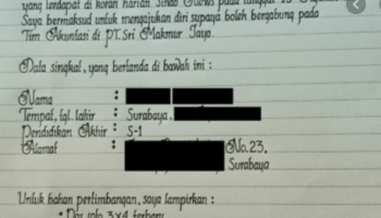 Detail Surat Resign Tulis Tangan Nomer 39