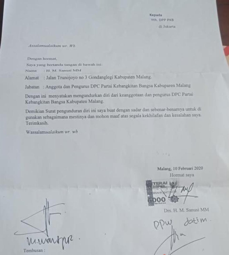 Detail Surat Resign Tulis Tangan Nomer 41