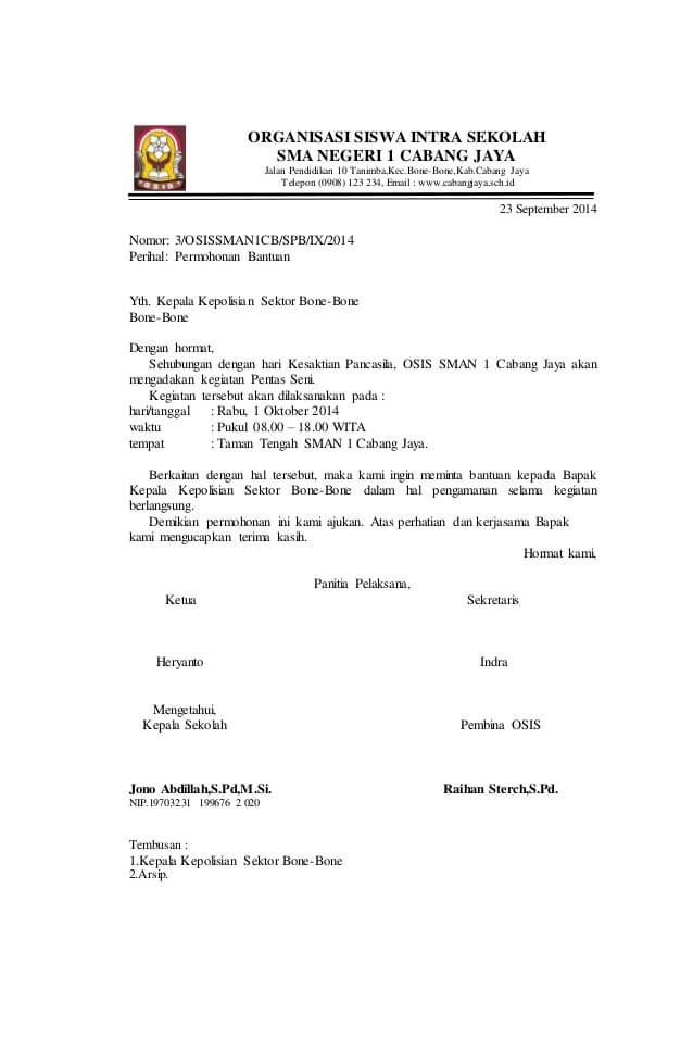 Detail Surat Resmi Dan Tidak Resmi Nomer 51