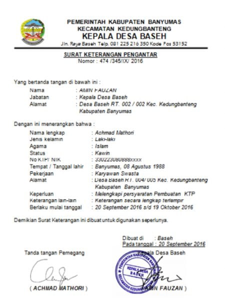 Detail Surat Resmi Yang Benar Nomer 14