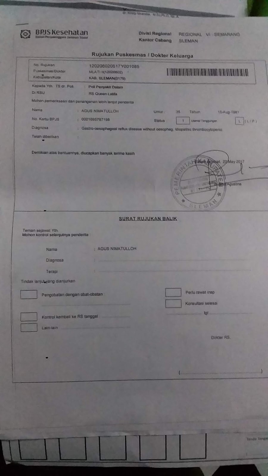 Detail Surat Rujukan Bpjs Nomer 9