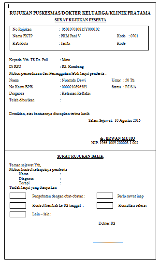 Detail Surat Rujukan Dokter Gigi Nomer 20