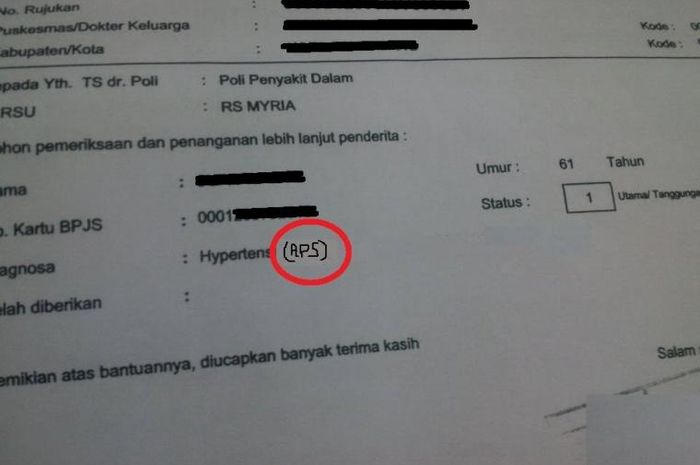 Detail Surat Rujukan Puskesmas Nomer 15