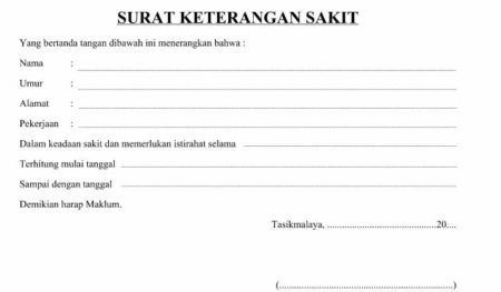 Detail Surat Sakit Dokter Nomer 27