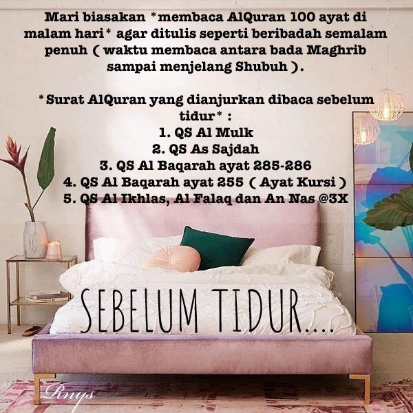 Detail Surat Sebelum Tidur Nomer 32