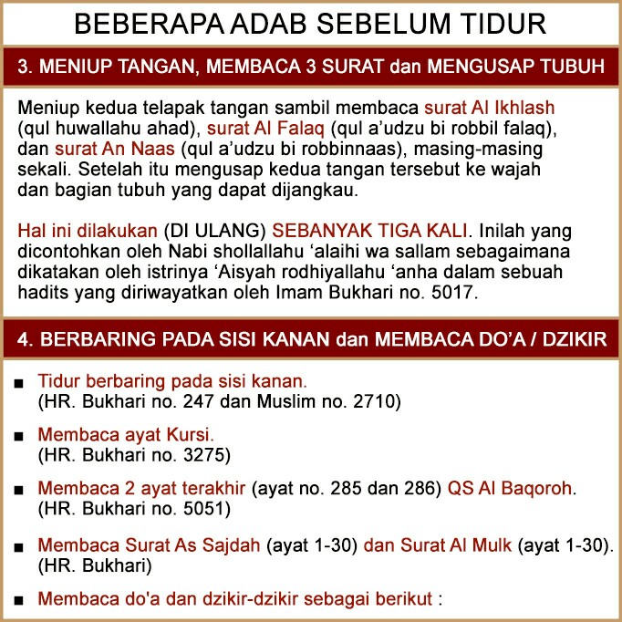 Detail Surat Sebelum Tidur Nomer 49