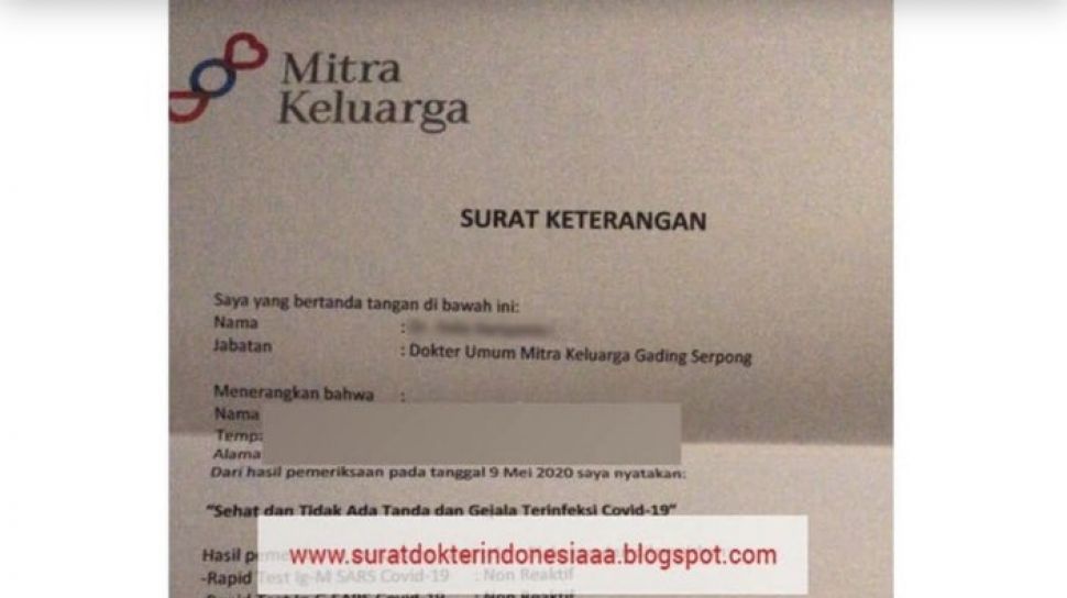 Detail Surat Sehat Dari Dokter Nomer 46