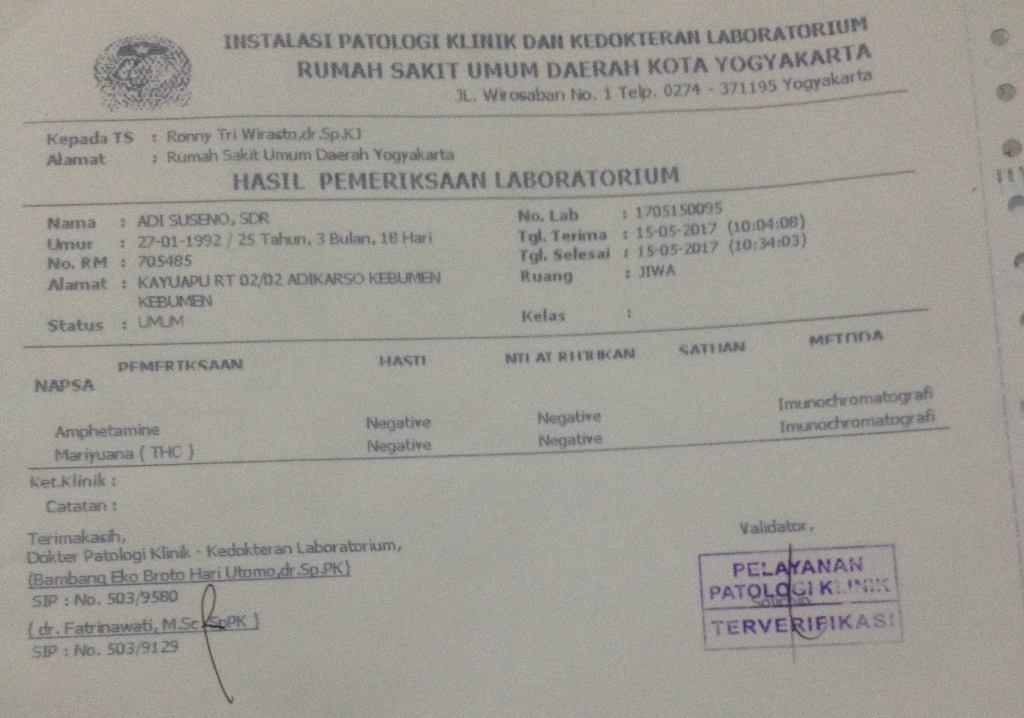 Detail Surat Sehat Jasmani Dan Rohani Nomer 39