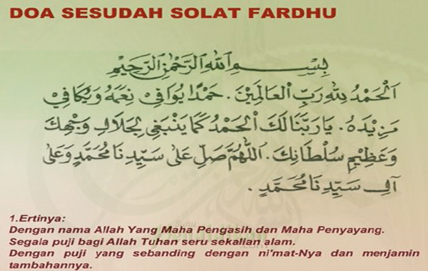 Detail Surat Sesudah Sholat Nomer 17