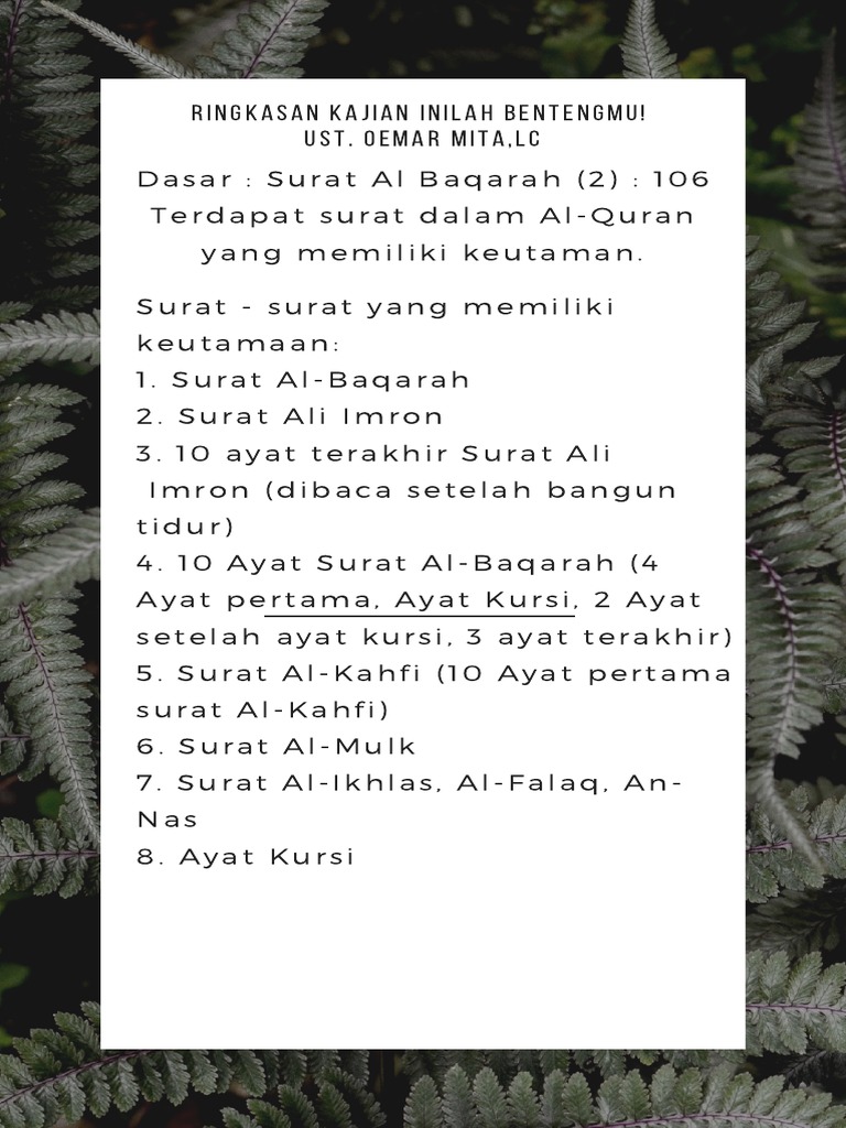 Detail Surat Setelah Al Kahfi Nomer 29