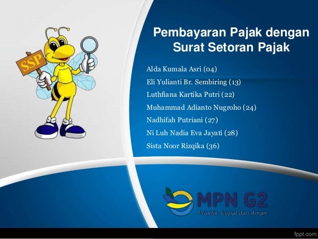 Detail Surat Setor Pajak Nomer 46