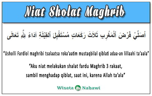 Surat Sholat Maghrib - KibrisPDR