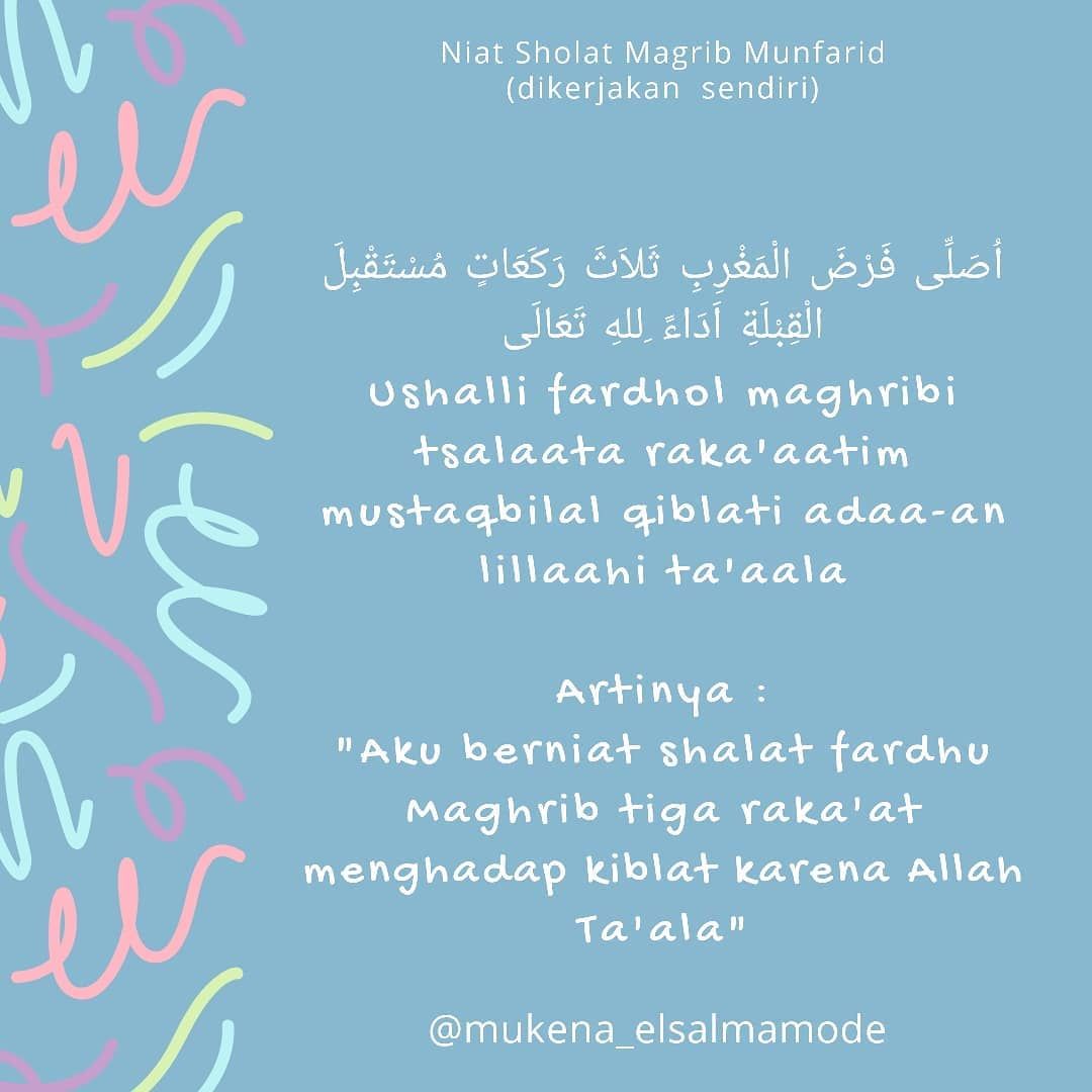 Detail Surat Sholat Maghrib Nomer 7