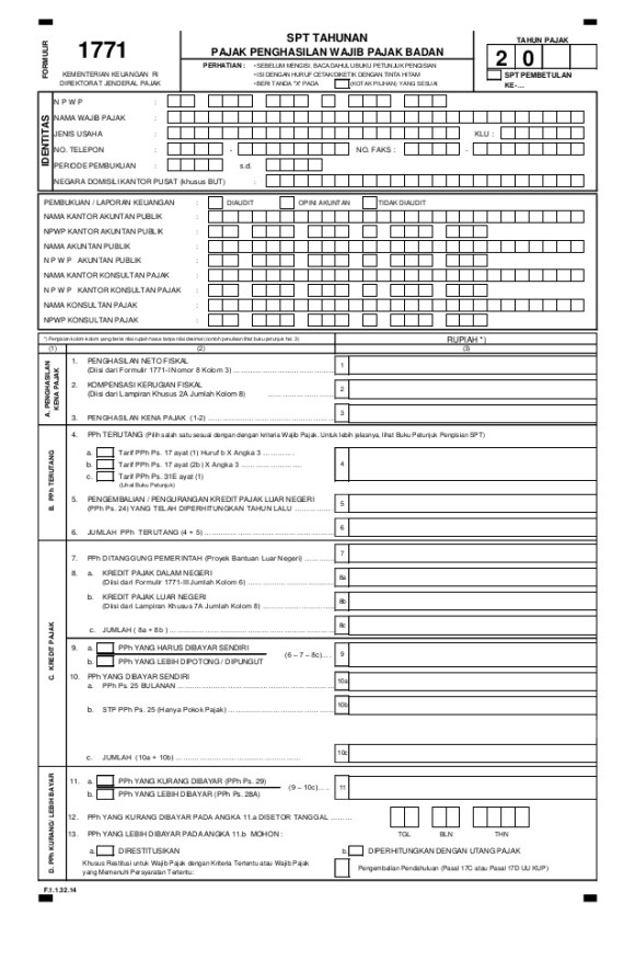 Detail Surat Spt Tahunan Nomer 7