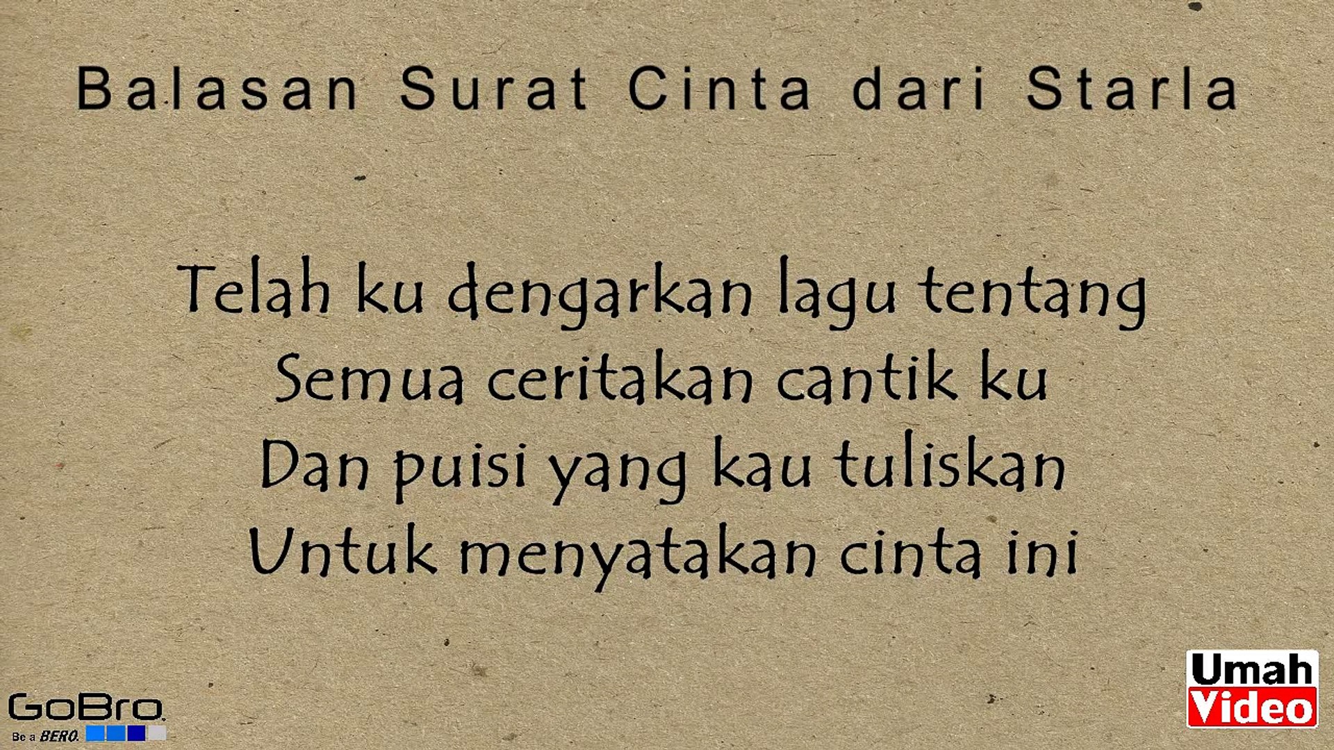 Detail Surat Starla Lirik Nomer 29