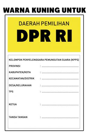 Detail Surat Suara Dpr Ri 2019 Nomer 24