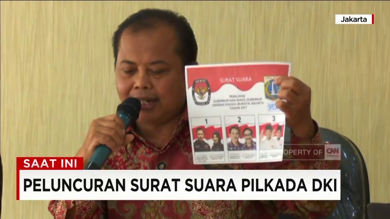 Detail Surat Suara Pilgub Dki Nomer 41