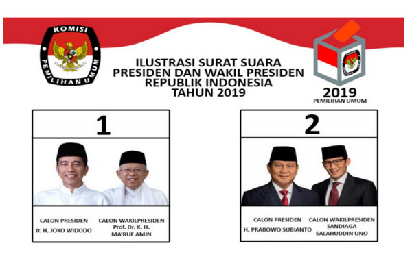 Detail Surat Suara Presiden Nomer 5